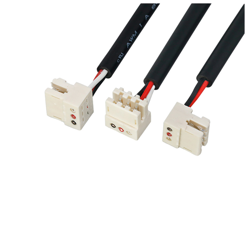 conjuntos de cabo do comprimento IDC de 30cm com o conector de alimentação bege de Lumberg 3515 da cor