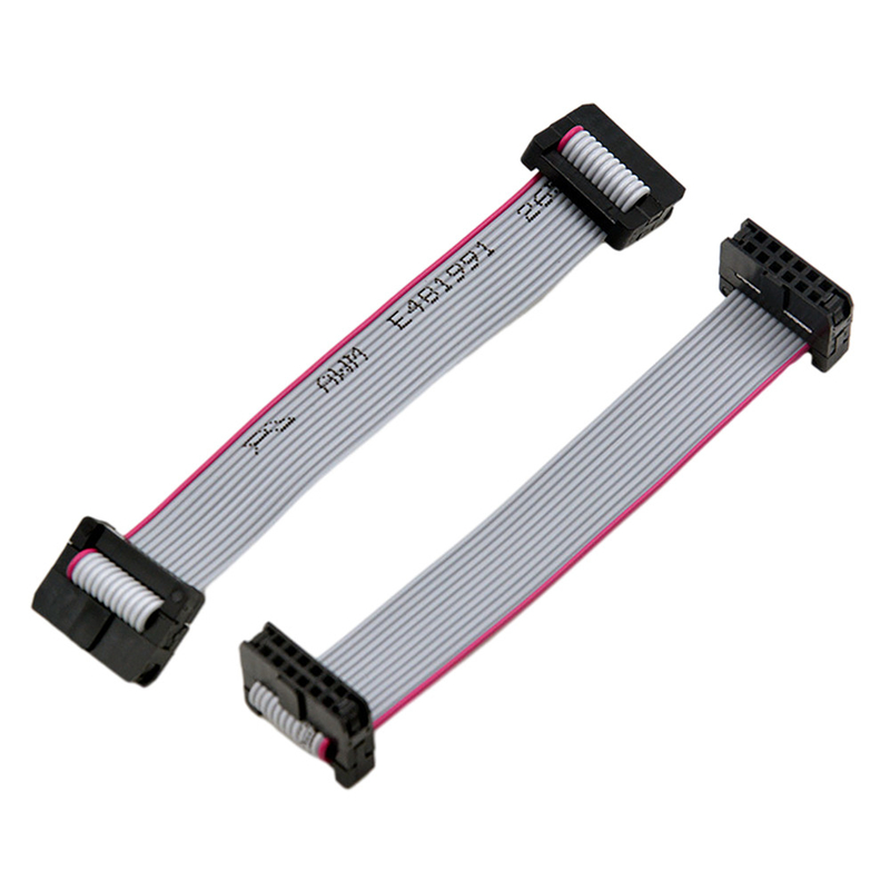 Conjuntos de cabo lisos da fita IDC com Pin duplo 6 Pin Connector da fileira 2x3 do passo de 2.00mm