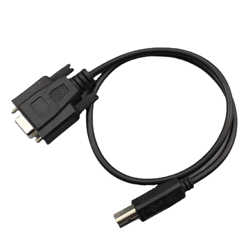 Fêmea feita sob encomenda dos conjuntos de cabo DB9 de RS232 Overmolding ao tipo masculino de USB 2,0 B