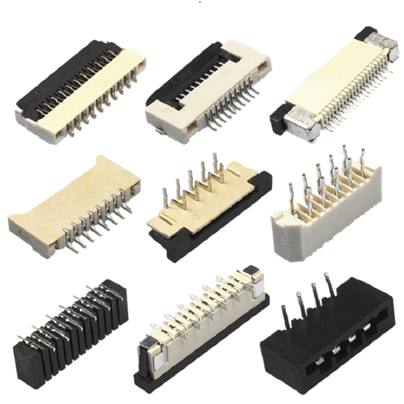 Conector do Pin FFC do MERGULHO 40 de SMT ZIF com passo de 0.5mm 0.8mm 1.0mm
