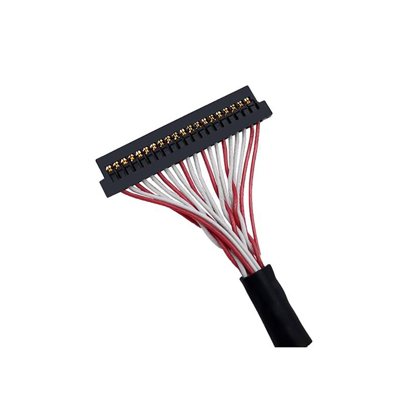 Montura de arnês de arame de cabo multicore 32AWG para contatos de conectores