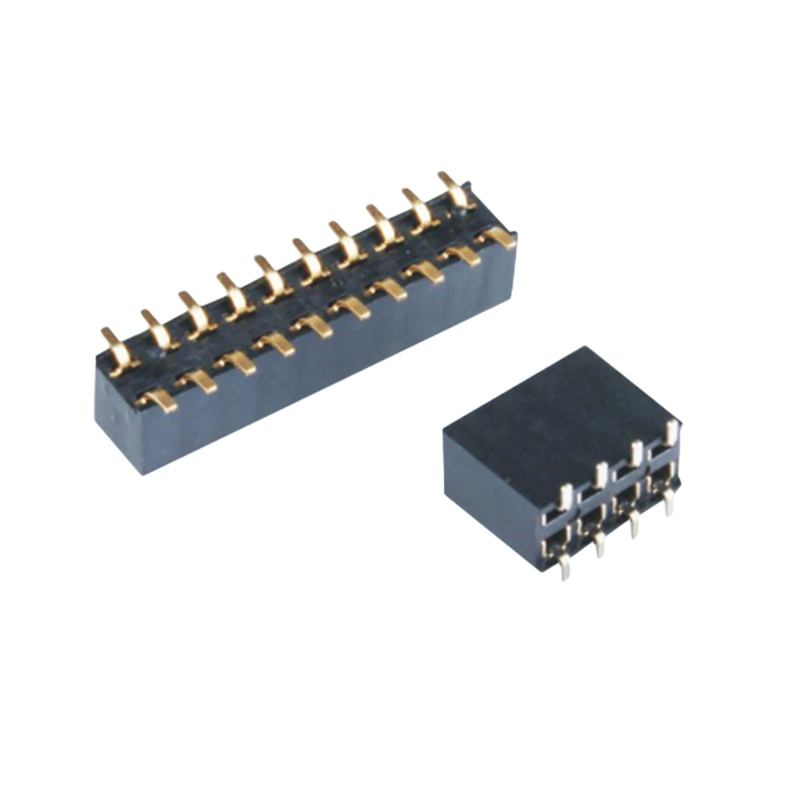 Passo fêmea do encabeçamento 2.54mm de SMT do único conector duplo do PWB da fileira 2P-40P